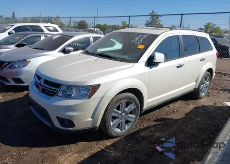 2013 Dodge Journey Crew из США, поврежденный, VIN 3C4PDDDG0DT680699
